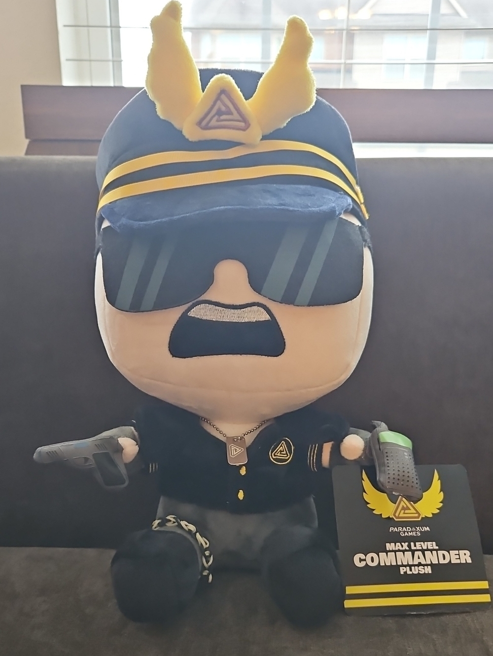 Paradoxum Games Max Level Commander Plush Black & Yellow NWT